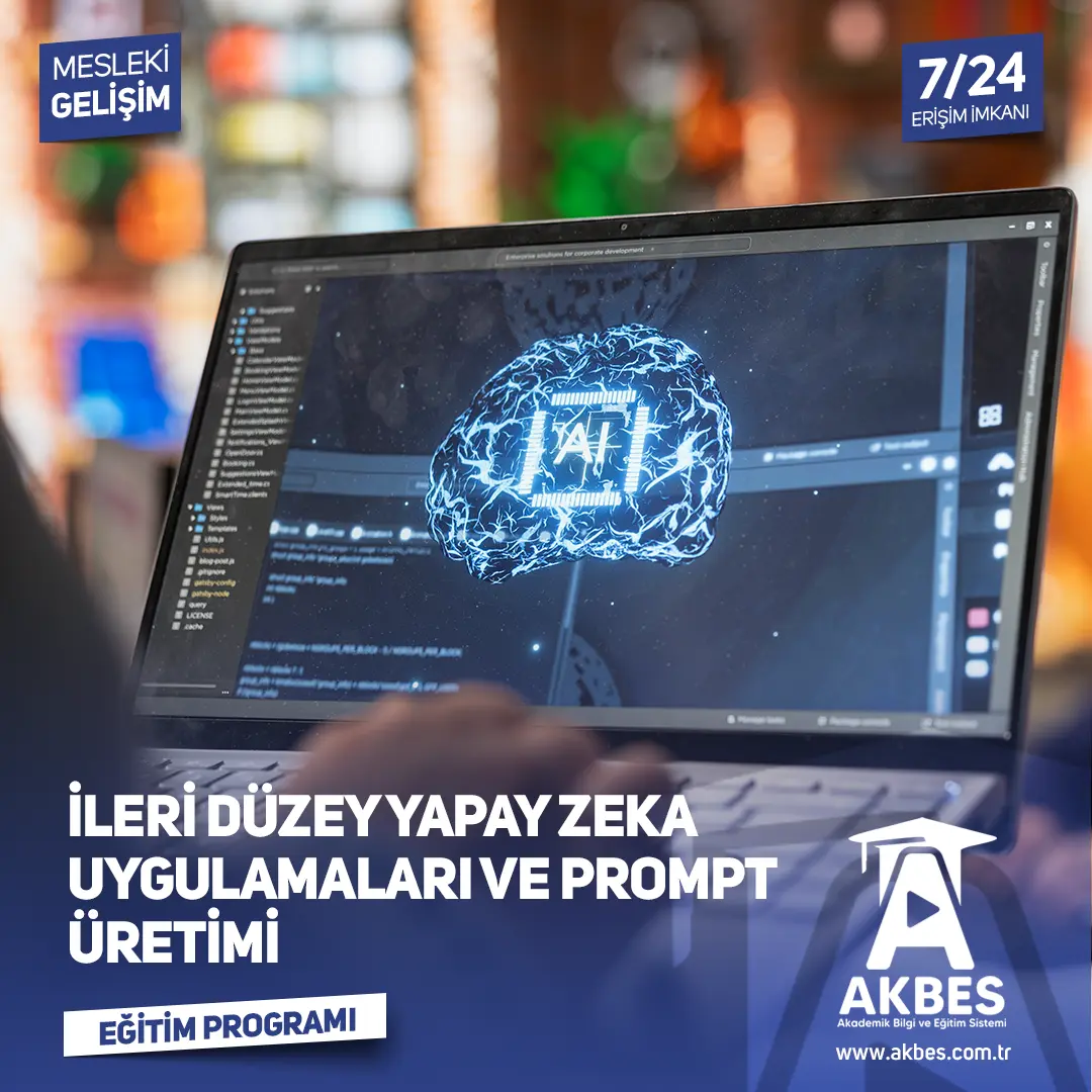 İleri Düzey Yapay Zeka Uygulamaları ve Prompt Üretimi Sertifika Programı ile yapay zekayı profesyonel kullanmayı öğrenin.